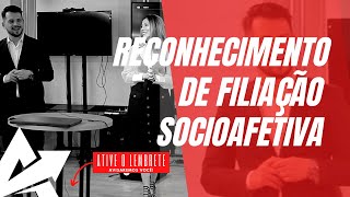 DIREITO DE FAMÍLIA Reconhecimento de filiação socioafetiva [upl. by Haila]