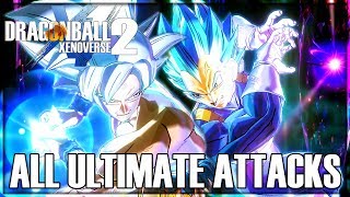 Dragon Ball Xenoverse 2  All Ultimate Attacks and Transformations w DLC Packs 110 [upl. by Aerised203]