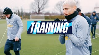 TOTTENHAM HOTSPUR TRAINING AHEAD OF WINTER BREAK [upl. by Sirad220]