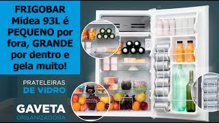 FRIGOBAR Midea MRC10B1 93 litros é BOM Esse me AGRADOU É BONITO e tem ÓTIMO CUSTO BENEFÍCIO [upl. by Prussian547]