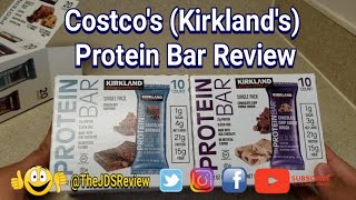 Kirkland Signature Protein Bars from Costco Unboxing and Review [upl. by Dawes]