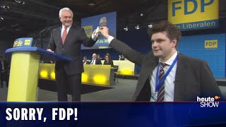 Die FDP fliegt aus dem Bundestag Und wir bitten um Entschuldigung  heuteshow vom 13122013 [upl. by Nnyllatsyrc]