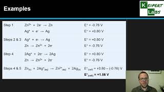 Calculating Cell Voltage [upl. by Redvers]