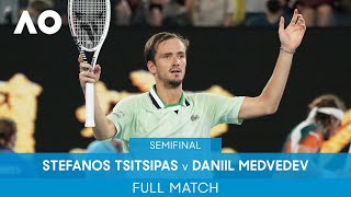 Stefanos Tsitsipas v Daniil Medvedev Full Match SF  Australian Open 2022 [upl. by Krystal873]