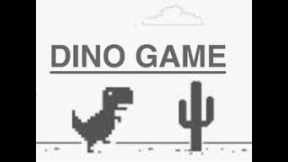 How To make A DINO Game In Scratch SUPER EASY [upl. by Eimarej]