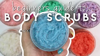 How to make Exfoliating Body Scrubs Formulating for Beginners [upl. by High]