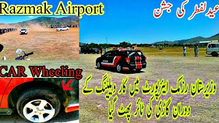 Car Wheeling At Waziristan Razmak Airport رزمک وزیرستان [upl. by Saihtam719]