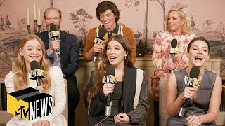 Dickinson Cast Plays Dive In  MTV News [upl. by Adnwahs]