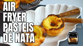 Air Fryer Pastei de Nata Portuguese egg tarts  Quick amp Easy Dessert [upl. by Damalus554]