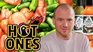 How to Make Hot Sauce  Hot Ones Extra [upl. by Aidahs945]