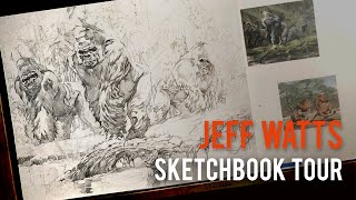 3 Epic Sketchbook Tours with Jeff Watts [upl. by Iolenta460]