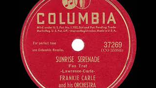 1946 Frankie Carle  Sunrise Serenade [upl. by Annoirb69]