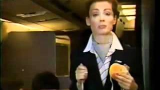 Lufthansa Safety Video OLD [upl. by Bolan]