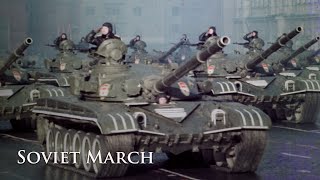 Eng CC Soviet March  1980s Soviet Army Red Alert 3 [upl. by Stambaugh]