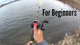 How to cast a baitcaster For Beginners [upl. by Aserehs]