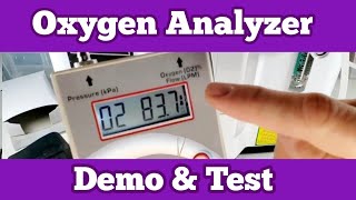 Oxygen Analyzer Test and Demo [upl. by Kcirdez517]