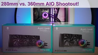 280mm vs 360mm AIO Liquid CPU Coolers  Which Should You Choose [upl. by Minica955]