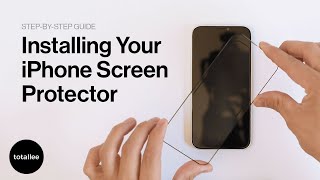 How to Install an iPhone Screen Protector [upl. by Dinnie]