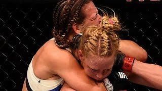 Miesha Tate Chokes Out Holly Holm  UFC 196 [upl. by Atelra]