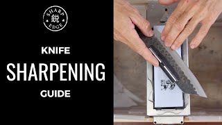 How To Sharpen a Kitchen Knife  Beginners Guide to Knife Sharpening [upl. by Navonoj457]