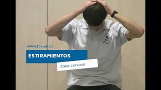 Estiramientos de la zona Cervicales Los esplenios [upl. by Drofniw]