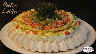 Recette de Pavlova aux Fruits Exotiques [upl. by Yates]