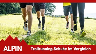 Test 2021 10 TrailrunningSchuhe im Vergleich  ALPIN  Das Bergmagazin [upl. by Amyas]