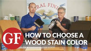 6 Steps To Choosing Wood Stain Colors  General Finishes [upl. by Elicia]