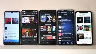 Spotify vs Apple Music Deezer YouTube Amazon  Best streaming app 2019 [upl. by Atilrep]