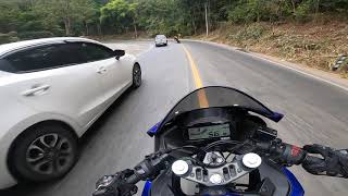 yamaha yzf r15  Ride from school [upl. by Golanka]