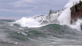 Lake Superior Wave Power [upl. by Erodaeht]