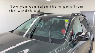 How to lift your Kia wipers off the windshield  Kia Class [upl. by Landon]