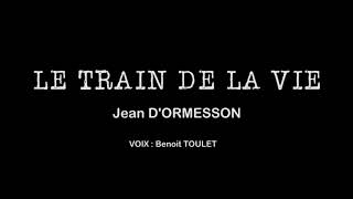 LE TRAIN DE LA VIE Jean DORMESSON voix Benoit TOULET [upl. by Niltyak261]