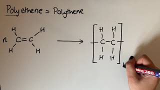 Alkenes  addition polymerisation [upl. by Fennie]