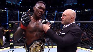 Israel Adesanya Octagon Interview  UFC 276 [upl. by Pokorny647]