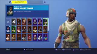 SEASON 1 Fortnite Account Locker And Stats Showcase Season 1 OG Skull Trooper amp more rare skins [upl. by Orest404]