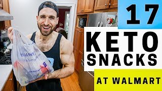 17 Keto Snacks At WalMart  Best Low Carb Keto Snack Ideas For Work School amp Travel At WalMart [upl. by Ohaus888]